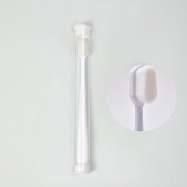 Toothbrush And Mouthguard, Ultra-fine Soft Fiber Bristle Cylinder Packaging, One Brush, Multi-purpose - Image 3