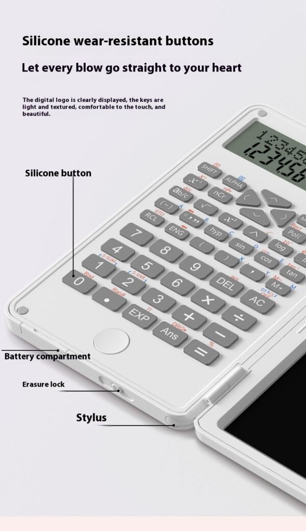 New Scientific Calculator Accounting Special Portable Mini Tablet Computing Machine Handwriting Board Exam Student - Image 9