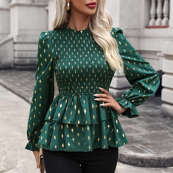 Slim Shirt Long-sleeved Women