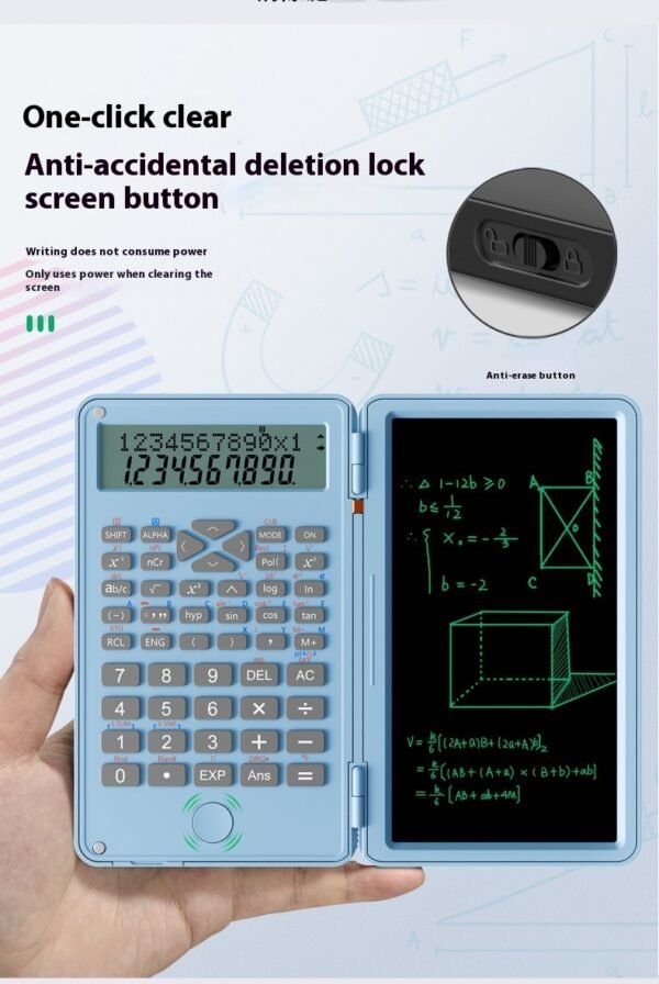 New Scientific Calculator Accounting Special Portable Mini Tablet Computing Machine Handwriting Board Exam Student - Image 3