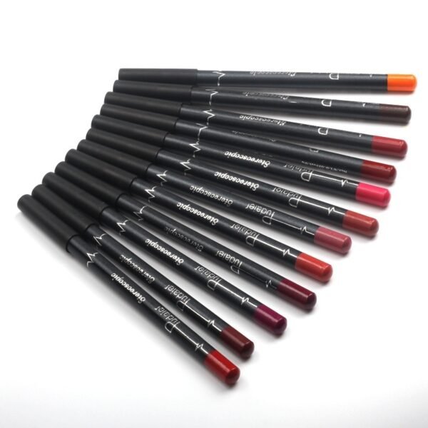 12 Colors Waterproof Not Smudge Makeup Lip Liner - Image 8