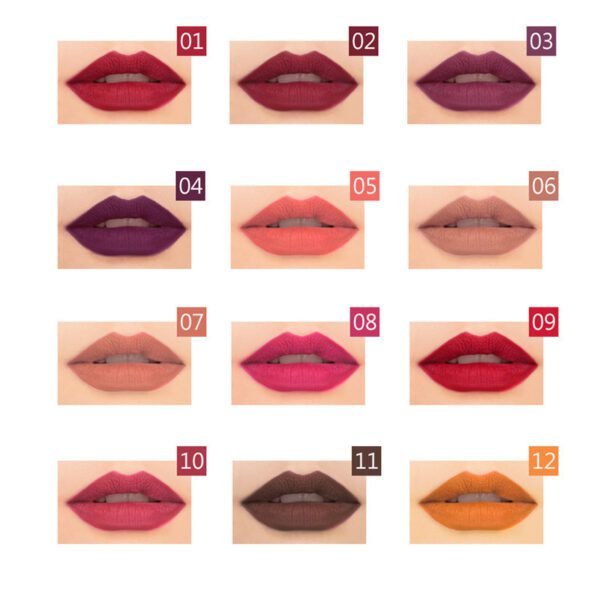 12 Colors Waterproof Not Smudge Makeup Lip Liner - Image 10