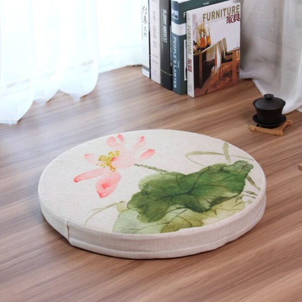 Chinese-style Lotus Futon Meditation Cushion Thickened - Image 3