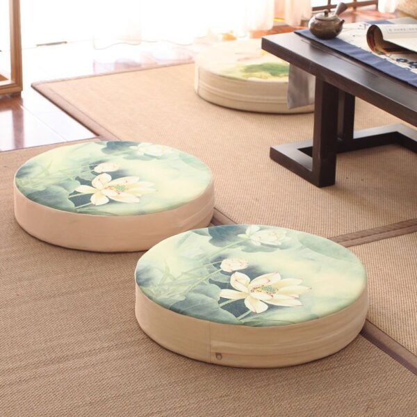 Chinese-style Lotus Futon Meditation Cushion Thickened - Image 2