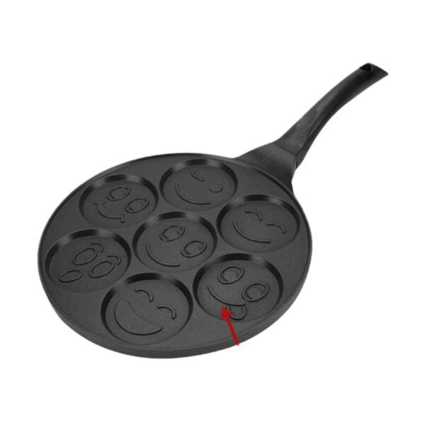 7 Holes 26cm Mini Pancakes Non-stick Waffle Egg Fry Pan - Image 5