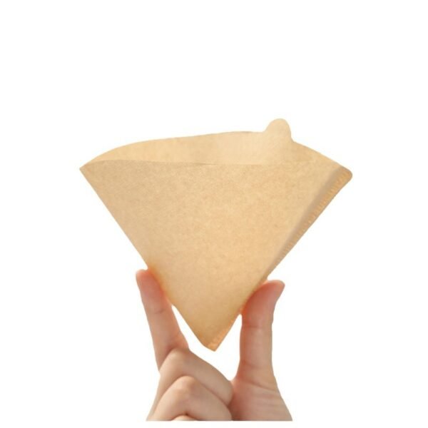 Hand Coffee Filter Paper Raw Wood Pulp Cone Coffee Filter Paper Coffee Machine Drip V60 Filter Paper - Image 5