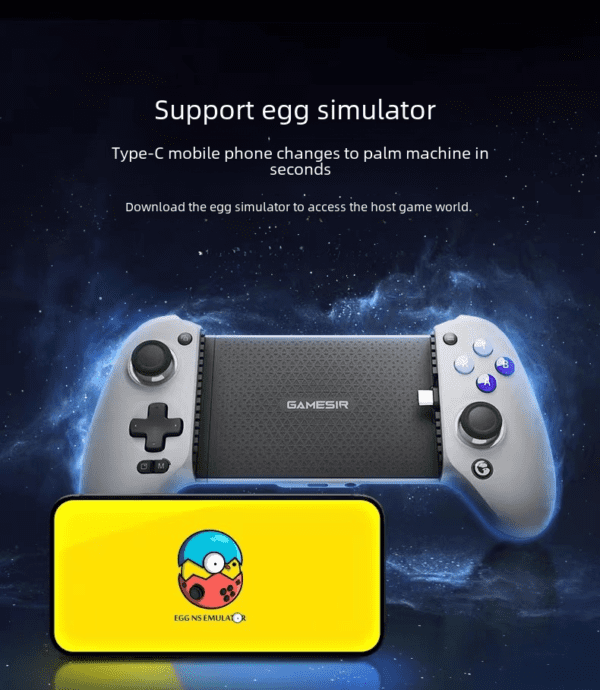 GameSir Gaishi Chicken G8 Sagittarius TYPE-C Mobile Game Handle EGG EGG Applicable To IOS15 - Image 2