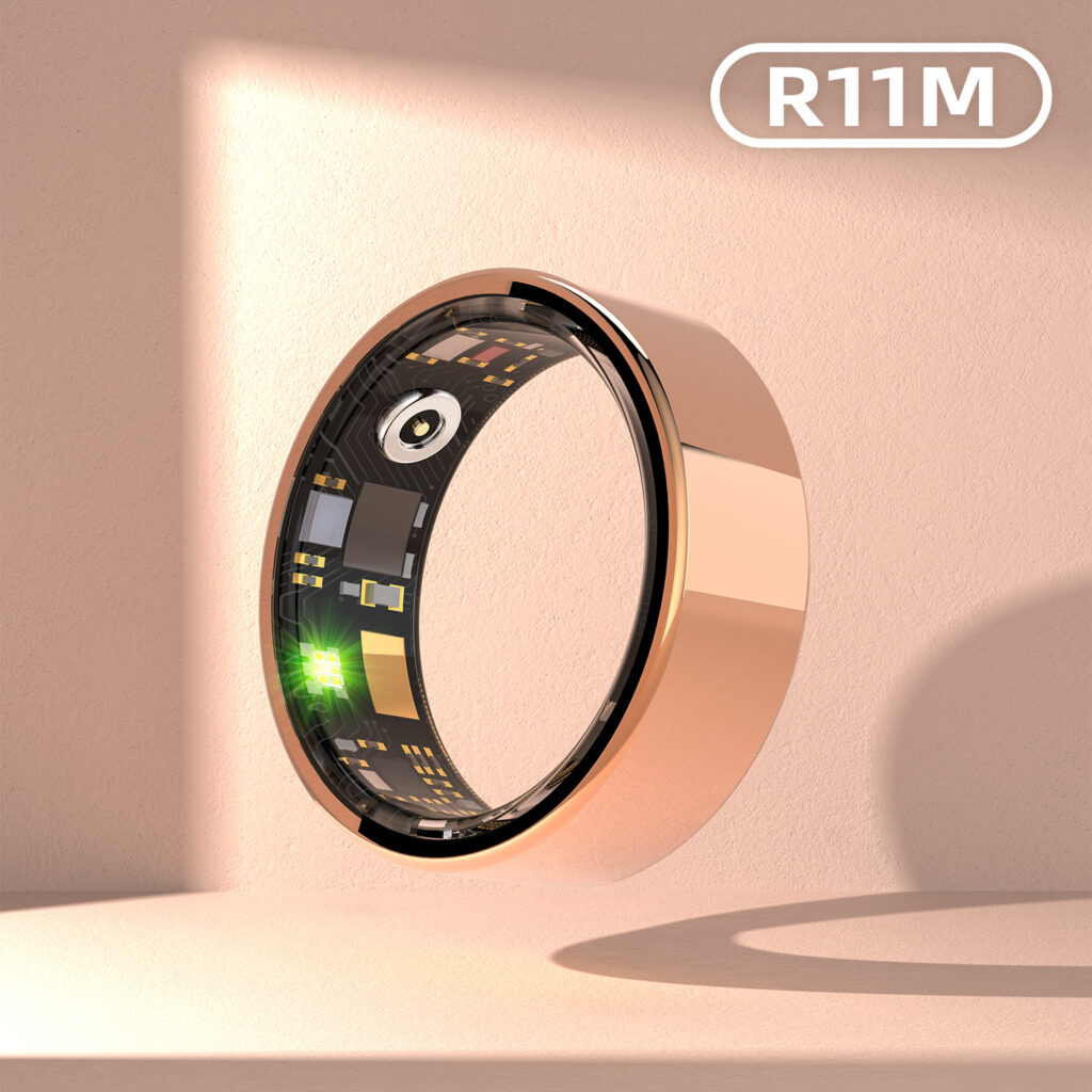 Health Smart Ring Bluetooth Blood Oxygen Heart Rate Blood Pressure Health MonitoringTechnology Waterproof Ring For Men And Women